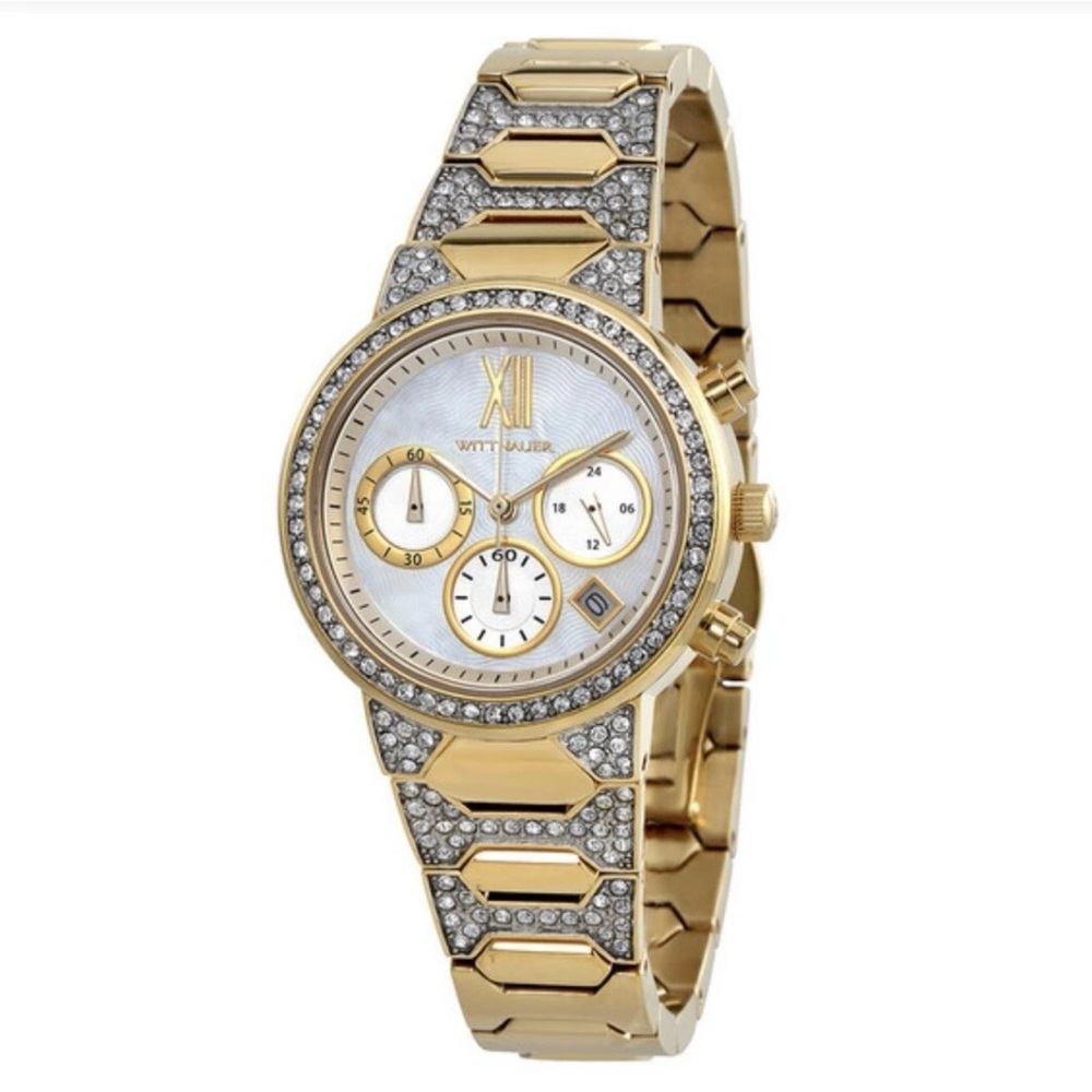 Wittnauer Women’s Chronograph Mother of Pearl Dial Quartz Watch WN4069